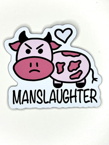 Strawberry Manslaughter Cow Magnet