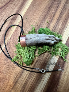 Raccoon Paw Pendant