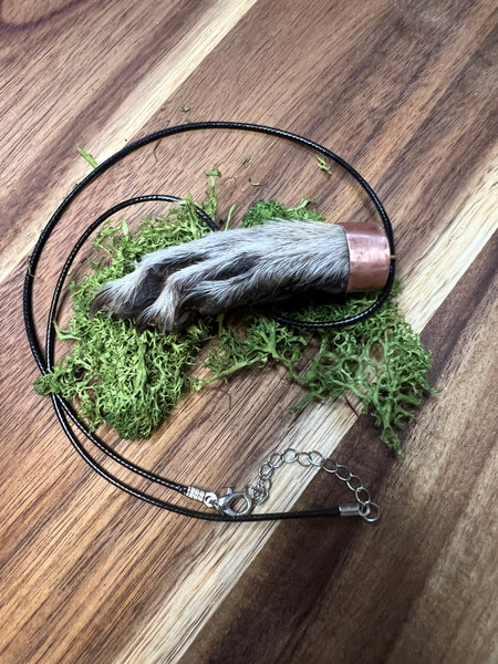 Raccoon Paw Pendant