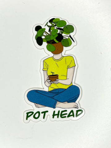 Pot Head Sticker