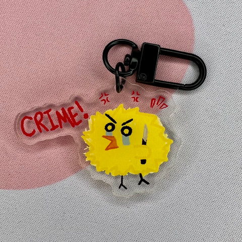 Crime Chick Keychain