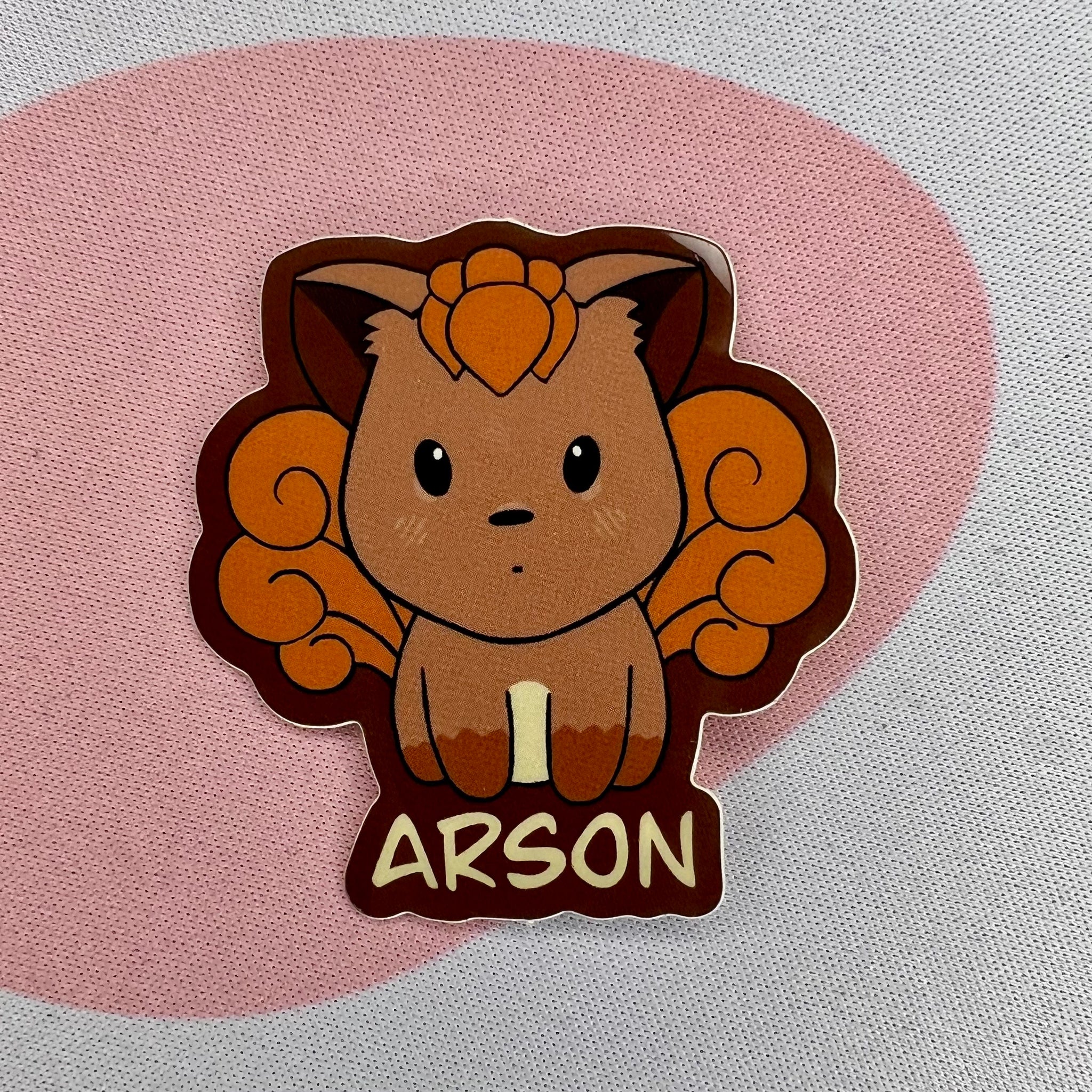 Arson Vulpix sticker