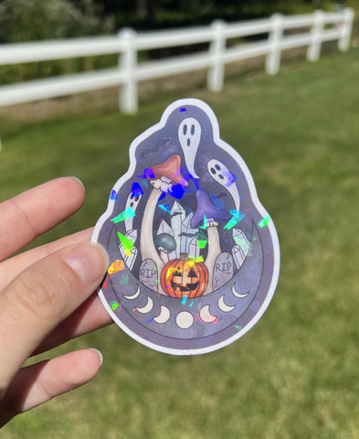 Spooky Vibes Halloween Sticker