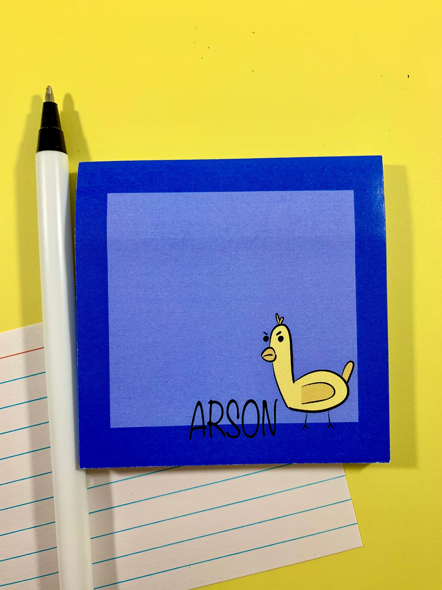 Arson Chicken Sticky notes